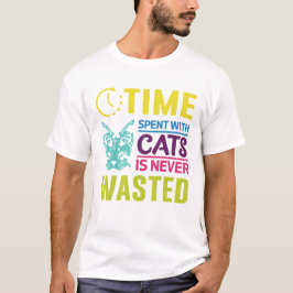 Camiseta El Tiempo Que Pasaron Los Gatos Nunca Desperdiciar