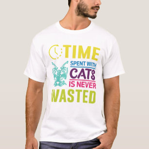 Camiseta El Tiempo Que Pasaron Los Gatos Nunca Desperdiciar