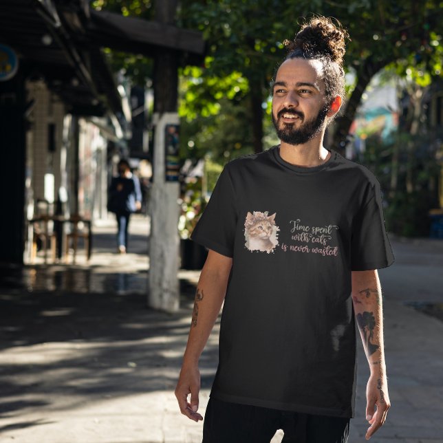 Camiseta El Tiempo Que Se Dedica Con El Diseño De Acuarela  (Subido por el creador)