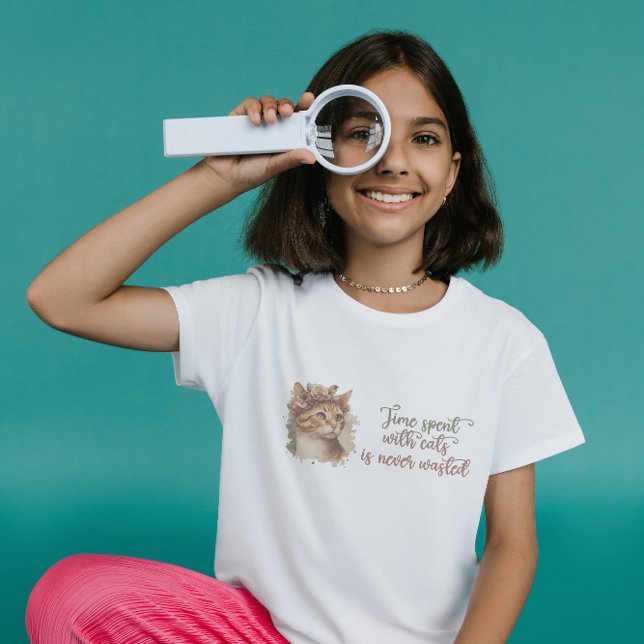 Camiseta El Tiempo Que Se Dedica Con El Diseño De Acuarela  (Subido por el creador)