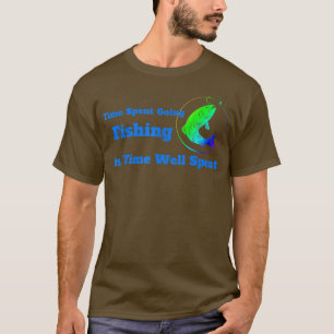 Camiseta El tiempo que se pasa pescando es tiempo de que se
