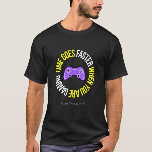 Camiseta El Tiempo Se Hace Más Rápido Cuando Se Juega A Jue (Anverso)