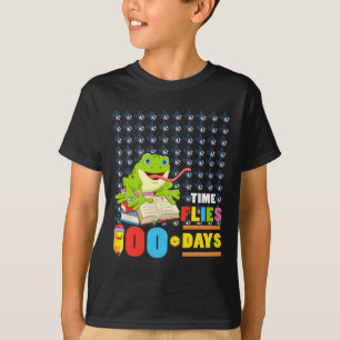Camiseta El tiempo vuela 100 días Los amantes de la rana 10