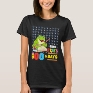 Camiseta El tiempo vuela 100 días Los amantes de la rana 10