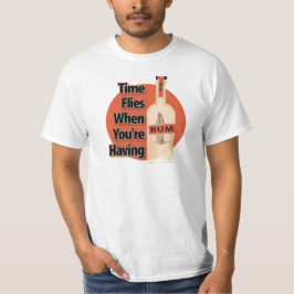 Camiseta El tiempo vuela cuando usted está teniendo RON