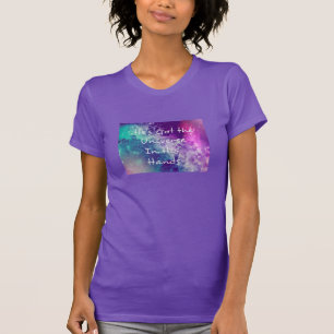Camiseta Él tiene el Univers en sus manos