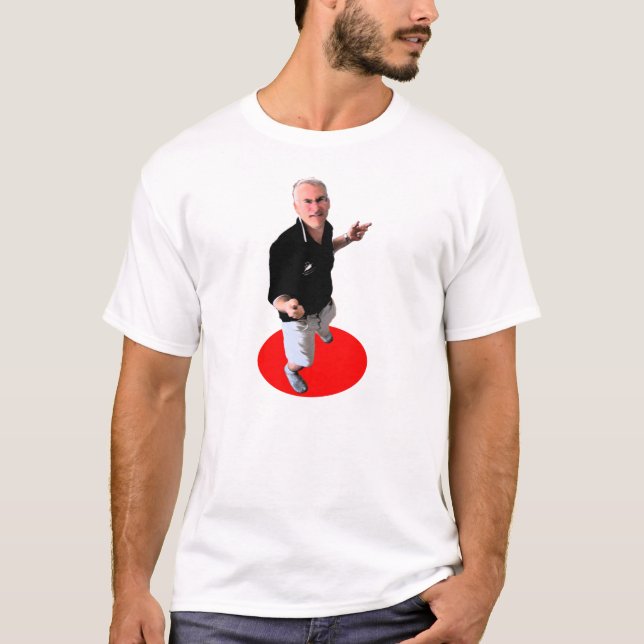 Camiseta Él tiene un cuchillo… (Anverso)