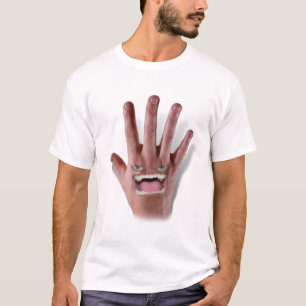 Camiseta ¡Él tiene una mano dura!