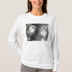 Camiseta El tifón Saomai y la tormenta tropical Bopha