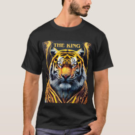 Camiseta El tigre, el Rey amarillo dorado y negro