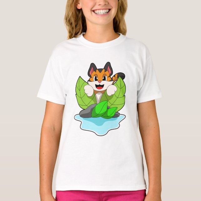 Camiseta El tigre en la caza (Anverso)