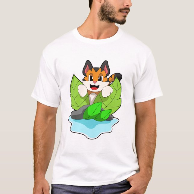 Camiseta El tigre en la caza (Anverso)