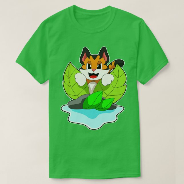 Camiseta El tigre en la caza (Diseño del anverso)