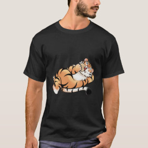 Camiseta El tigre gordo, gracioso y Personalizado, que se c
