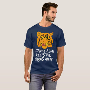 Camiseta El tigre gracioso a tamer un día de Personalizable
