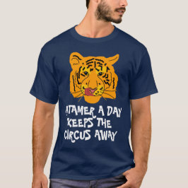 Camiseta El tigre gracioso a tamer un día de Personalizable