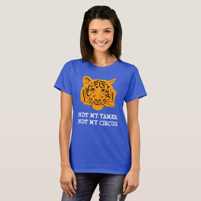 Camiseta El tigre gracioso no es mi Personalizable Tamer (Anverso completo)