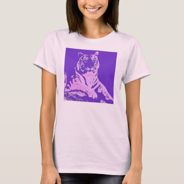 Camiseta El tigre morado (Anverso)