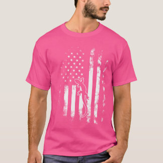 Camiseta El tigre Salamander de la bandera estadounidense