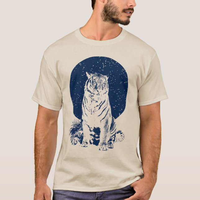 Camiseta El tigre y la noche (Anverso)
