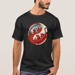 Camiseta El Tigre Zodiaco Chino Ying Yang El Año Del Tigre