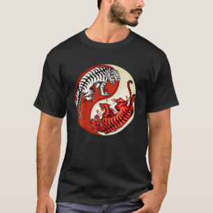 Camiseta El Tigre Zodiaco Chino Ying Yang El Año Del Tigre