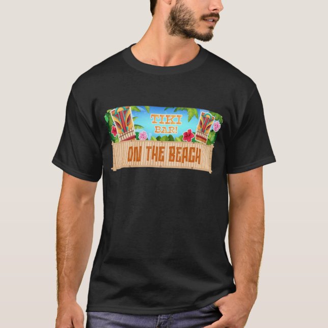 Camiseta El Tiki Bar De La Playa (Anverso)