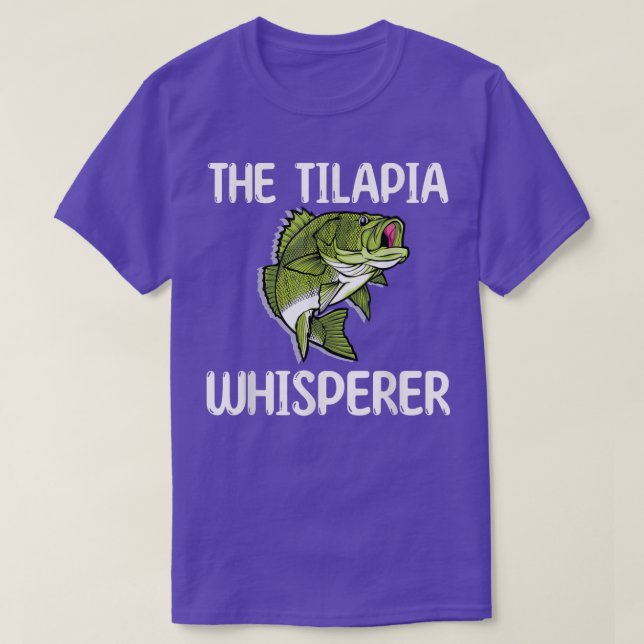 Camiseta El Tilapia Whisperer Fish Outfit Love Freswater  (Diseño del anverso)