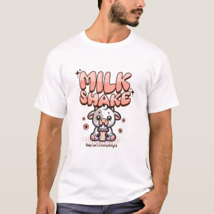 Camiseta El timo de leche lindo Lover Pequeño ternera conge