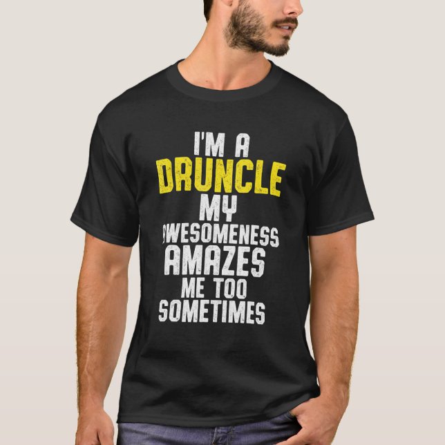 Camiseta El tío borracho bebe alcohol _6 (Anverso)