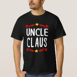 Camiseta El tío Claus Xmas la familia Pajama de Santa