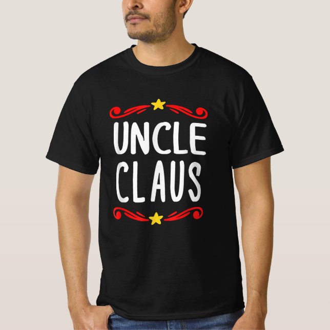 Camiseta El tío Claus Xmas la familia Pajama de Santa (Anverso)