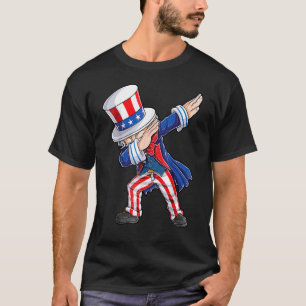 Camiseta El Tío Dabbing Sam 4 De Julio Niños Hombres