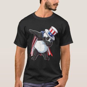 Camiseta El Tío Dabbing Sam Panda 4 De Julio Niños Niños Mu