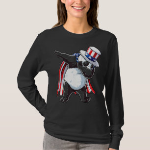Camiseta El Tío Dabbing Sam Panda 4 De Julio Niños Niños Mu