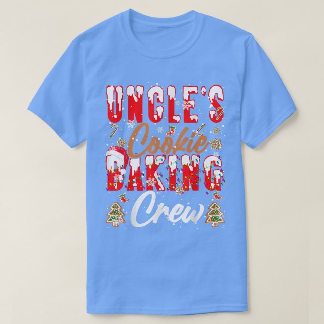 Camiseta El tío de Cookie Baking Crew Navidad Santa Baker C (Diseño del anverso)