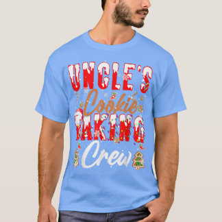 Camiseta El tío de Cookie Baking Crew Navidad Santa Baker C