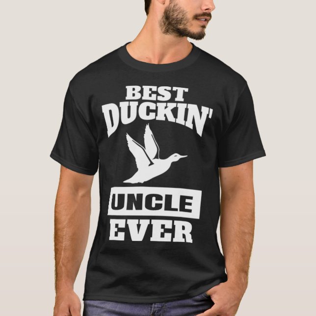 Camiseta El tío de la cacería de pato mejor duckin tío tras (Anverso)