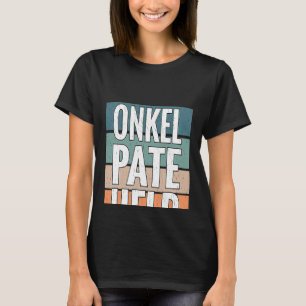Camiseta El tío de la retroimpresión padrino héroe padrino