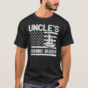 Camiseta El tío de los hombres que pescan la bandera nortea