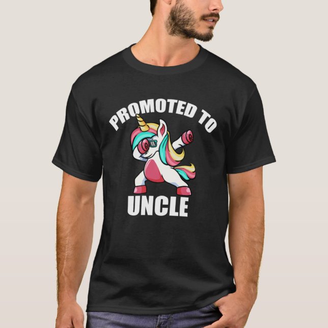 Camiseta El Tío De Los Hombres Se Hará Dabbing Unicornio Pr (Anverso)