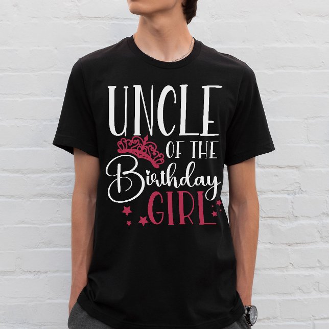 Camiseta El tío del Chica de cumpleaños, Personalizado de l (Subido por el creador)