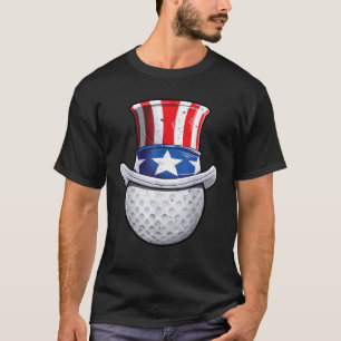 Camiseta El tío del golf Sam 4 de julio niños chicos la fie