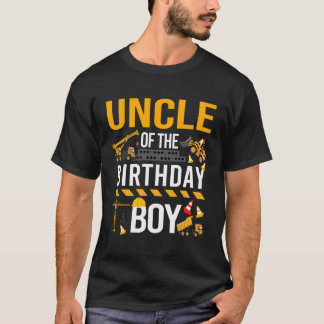 Camiseta El Tío Del Niño De Cumpleaños Tio Bday.
