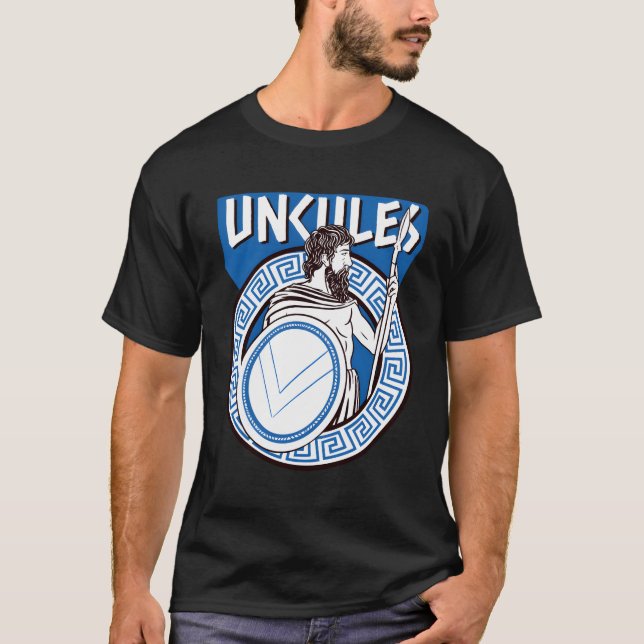Camiseta El Tío Dice Que El Dios Griego Hércules Pun Uncule (Anverso)