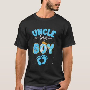 Camiseta El tío dice que el niño revela que el bebé de la f