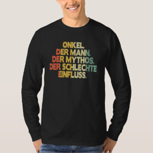Camiseta El Tío El Hombre Del Mito El Legendario Retro