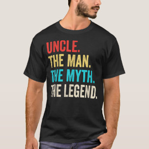 Camiseta El tío el hombre el mito la leyenda para el tío