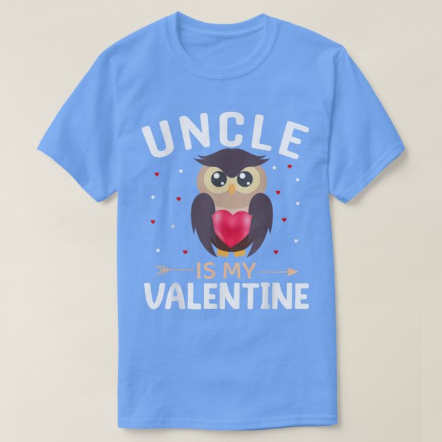 Camiseta El Tío Es Mi El día de San Valentín Divertido De S (Diseño del anverso)