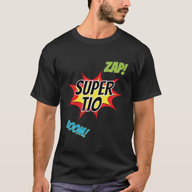 Camiseta El Tío Español Regalo Para Tío El SuperTío (Anverso)